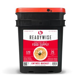 120-Serving Emergency Entrée Bucket - Survival Meals for Crisis