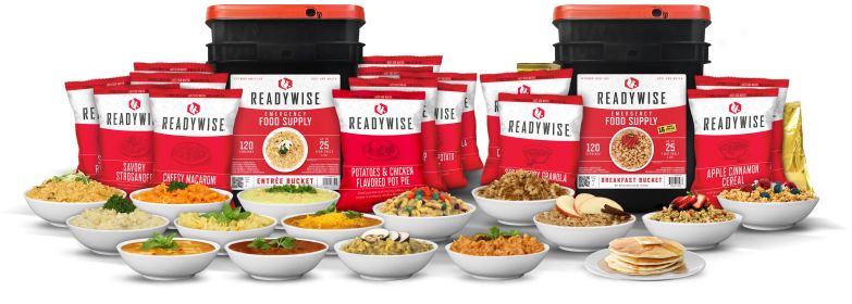 240-Serving Emergency Food Kit - 120 Entrées + 120 Breakfasts