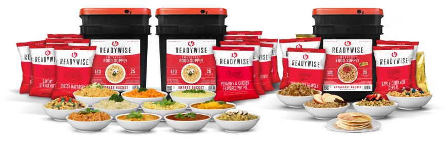 360-Serving Emergency Food Kit - 240 Entrées + 120 Breakfasts
