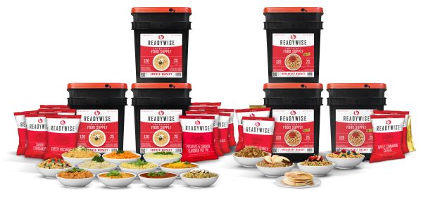 720-Serving Survival Food Supply - 360 Entrées+360 Breakfasts