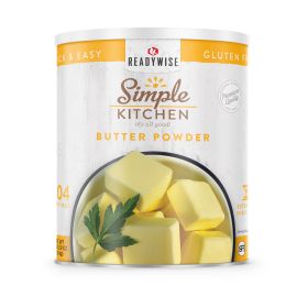 Butter Powder – 204 Servings of Long-Term Cooking Fat/per Can