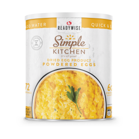 Powdered Eggs - 72 Servings of Shelf-Stable Protein for Survival