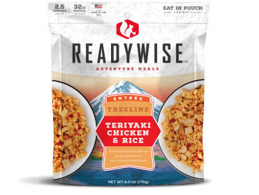 Treeline Teriyaki Chicken & Rice – 6 Ct Case – Emergency Meal