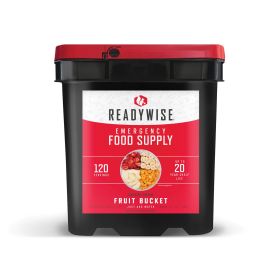 120 Serving Freeze-Dried Fruit Bucket: Essential Survival Snack