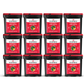 1440 Serving Freeze-Dried Vegetables 12 Buckets Survival Food