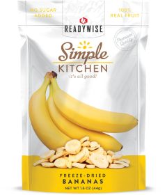 6pk Case Freeze-Dried Bananas – Nutritious Emergency Snack