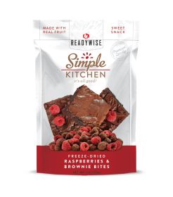 6-Pack Case – Freeze-Dried Raspberries & Brownie Bites Snack