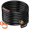 VEVOR 30Ft 50Amp Generator Extension Cord 6 Gauge STW 6/3+8/1 Generator Cord Generator Power Cord N14-50P to Bare Wire Cut Wire Cord Extension Power C