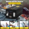 VEVOR Power Inverter, 5000W Modified Sine Wave Inverter, DC 12V to AC 110V Car Converter, with LCD Display, Remote Controller, LED Indicator