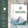 Hiking Planner - Outdoor Adventure Journal, A5 Spiral Mountaineering Logbook, Gear Checklist, Peak Tracker, Route Map, Safety Tips