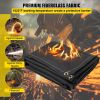 VEVOR Fire Blankets, 2 Pack Welding Blankets, 6' x 10' Fire Suppression Blanket, 1022 °F Flame Retardant Blanket, Black Fire Emergency Blankets