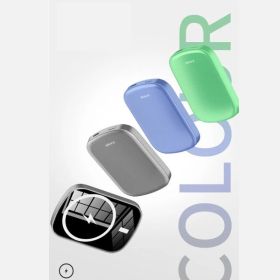 Chargomate Magnetic Portable Wireless Charger And Power Bank For Apple And Android (Color: Black)