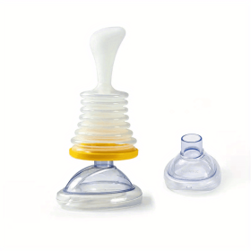 1pc Choking Rescue Device; Household Essentials; Choking Emergency Device For Adults Kids (Color: Transparent, Quantity: 1)