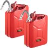 VEVOR Jerry Fuel Can, 5.3 Gallon / 20 L Portable Jerry Gas Can with Flexible Spout System