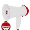 5 Core Megaphone Bullhorn Speaker 15W Mini Battery Power Bull horn w Siren 400 Yard Range - HW 1